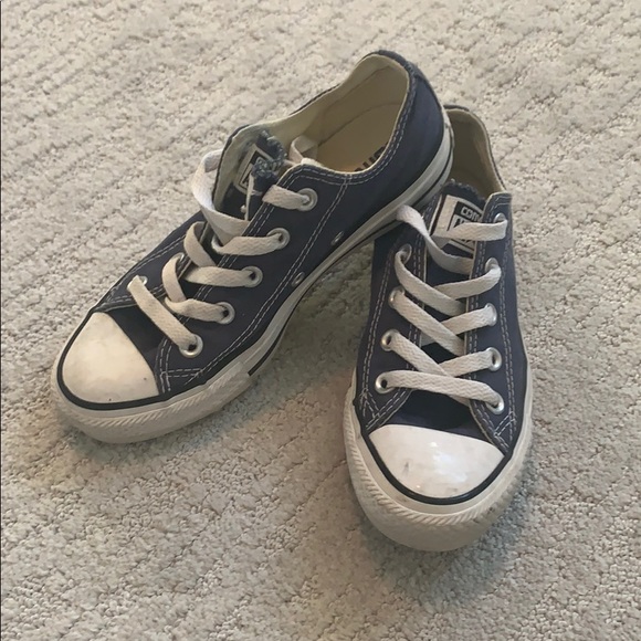 Converse All Stars in Navy Blue - Picture 2 of 7